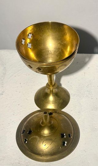 INCENSARIO DE LATON.