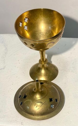 INCENSARIO DE LATON.