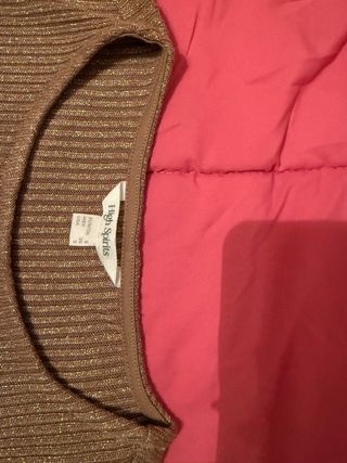 Vestido largo dorado brillante fiesta