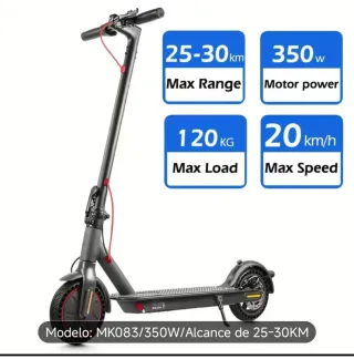 Patinete Eléctrico 120kg 350W 30km (nuevo sin usa)