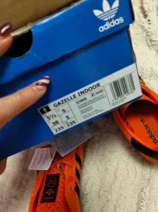 Adidas Gazelle JI3908 Naranja Talla 38