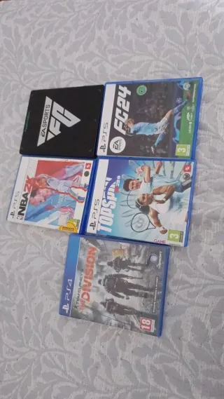 Ps5 con Lector + Mando + Juegos