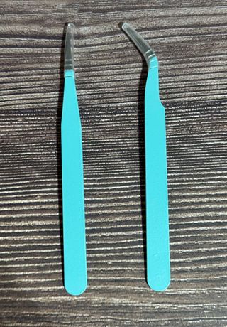 Pack 2 pinzas de precision acero inoxidable