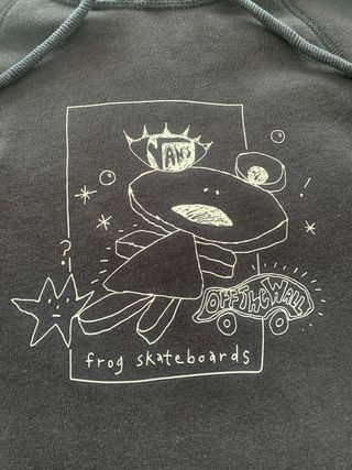 Sudadera Vans Frog Skateboards Negra Talla S