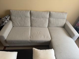 Sofá chaiselongue 3 plazas modulable