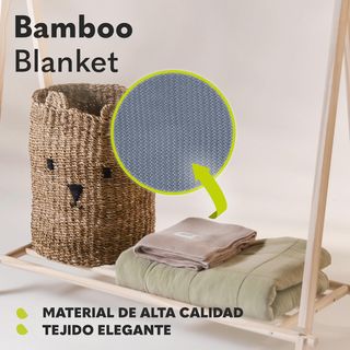 Copriletto in bambù Lionelo - Coperta leggera