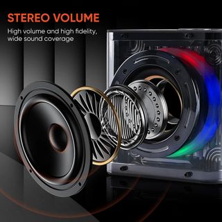 DYNASONIC B52. Karaoke con Dos microfonos. Altavoz