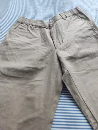 Pantalón hombre Lino Uniqlo talla S