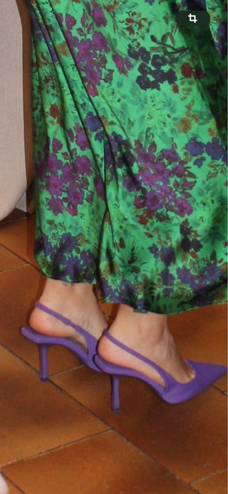 Tacones Zara Morados