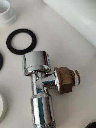 Lote piezas fontanería sifón, codos, reductor