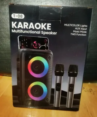 Altavoz Karaoke T-08 Multifuncional