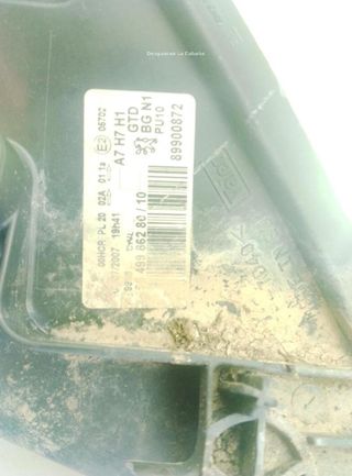 Faro izquierdo peugeot 22783554 9649986180 207 (wa