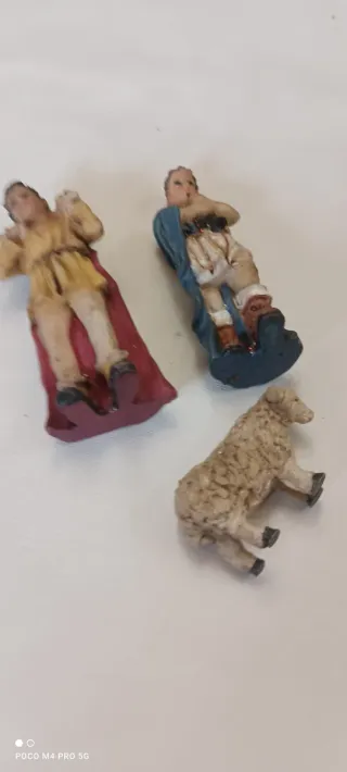 Lote Belén: 2 pastores y oveja