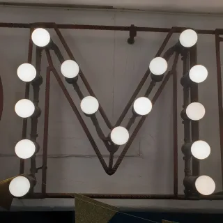 Letrero Vintage COLOMBO Luminoso