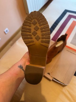 Botines tacón Bershka marrones