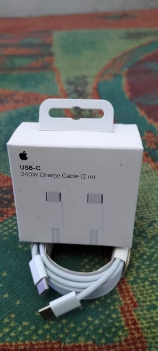 Cargador Apple iphone 17/16/15/ipad+cable 2m 240W
