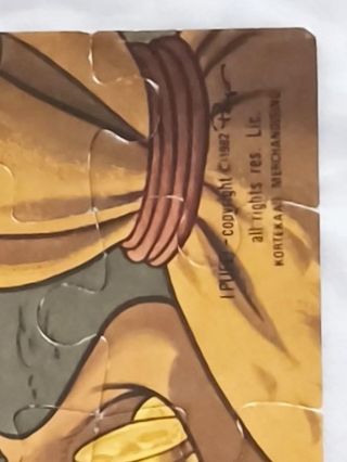 Puzzle I Puffi Clem Toys Anni '80