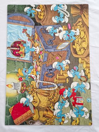 Puzzle I Puffi Clem Toys Anni '80