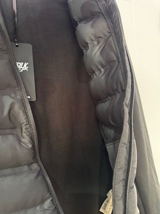 Chaqueta SikSilk Negra con Capucha