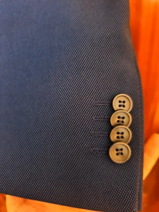 Traje completo en color azul