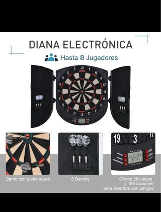 Diana electrónica con puertas