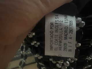 Bolso de fiesta negro y plateado