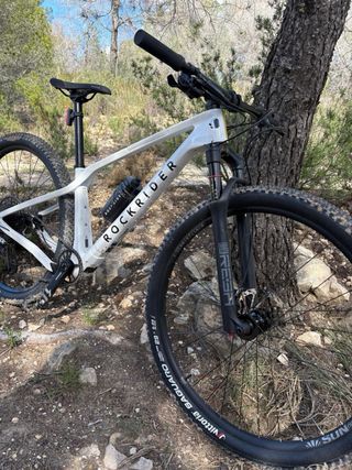 Bicicleta BTT Rockrider Blanca