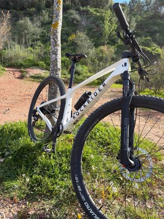 Bicicleta BTT Rockrider Blanca