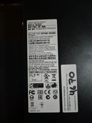 Torre PC HP EliteDesk Negra