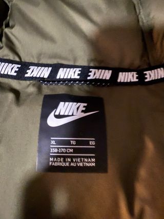 Chaleco Nike con capucha verde ORIGINAL NO COPIA !
