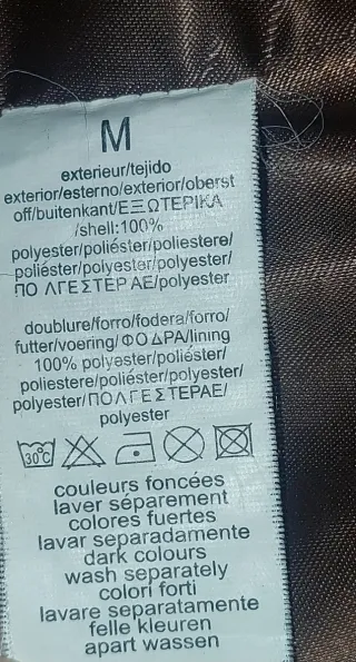 Chaleco polar señora, Tex Talla M