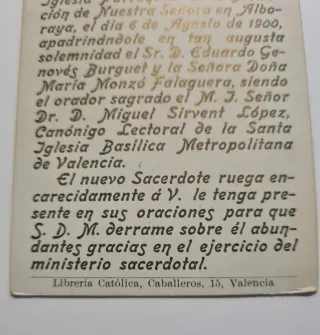 2 estampas religiosas 1918 y 1900