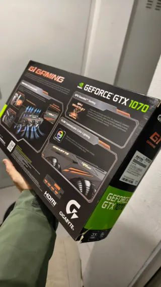 Gigabyte GTX 1070 G1 Gaming CAJA