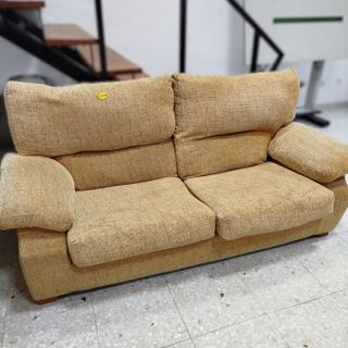 Conjunto Sofá 3 + 2 plazas FAMA tapizado amarillo