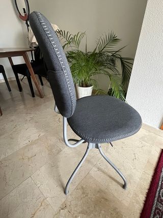 Silla de escritorio Ikea BJÖRKBERGET gris