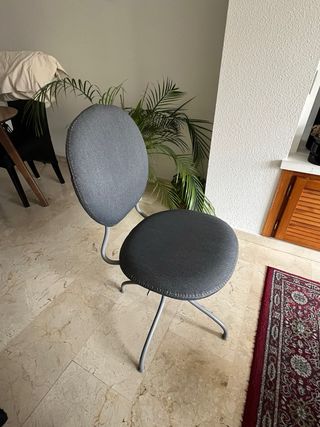Silla de escritorio Ikea BJÖRKBERGET gris