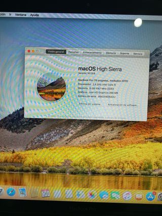 MacBook Pro 2010 Plata