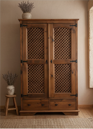 Armario Rústico Colonial Madera Maciza