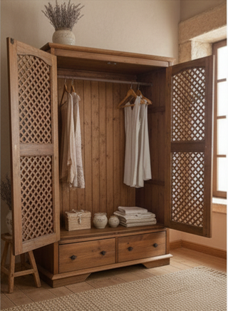 Armario Rústico Colonial Madera Maciza