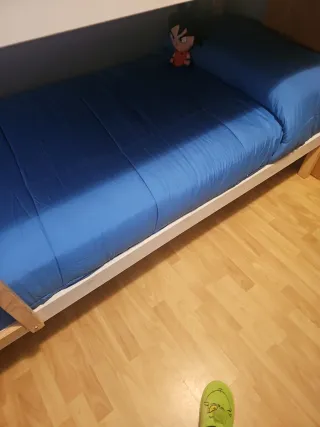 Litera madera y blanca