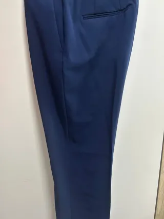 Pantalón de traje azul talla 38