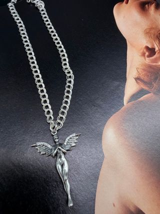 Collar Plata Colgante Ángel Guarda