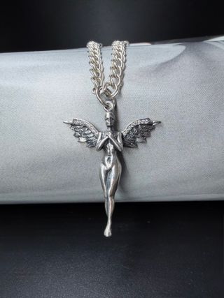 Collar Plata Colgante Ángel Guarda