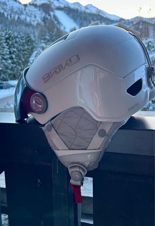 Casco esqui con visor