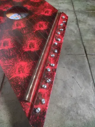 Citara mini harpa + 44 partituras