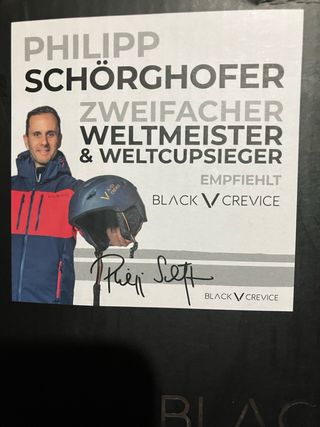 Casco de esquí Black Crevice