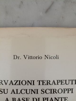Osservazioni su sciroppi a base di piante