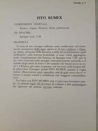 Osservazioni su sciroppi a base di piante