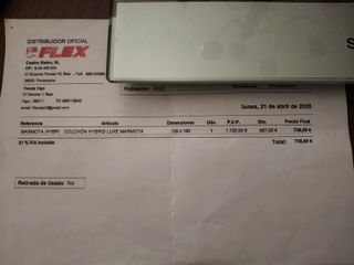 Colchón Marmota 135x190