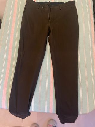 Pantaloni Massimo Dutti Marrone